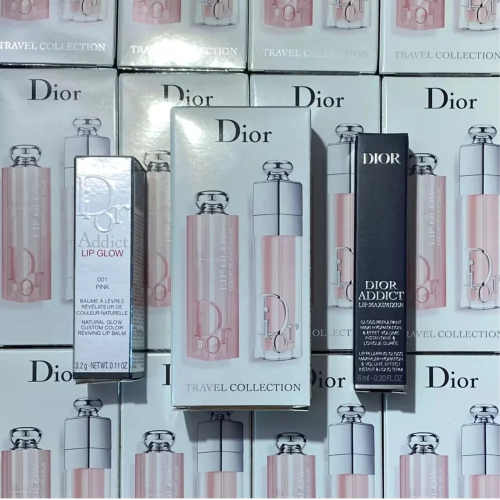 Dior Addict Lip Maximizer Lip Glow Duo Pink 001 Full Size On Both